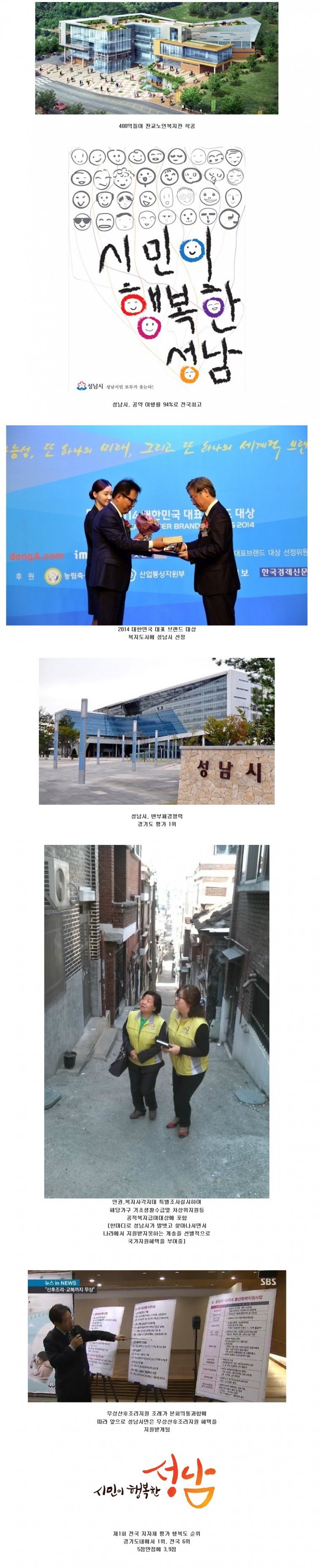 성남시에 내려온 축복 - 이재명 성남시장 업적 jpg | 인스티즈