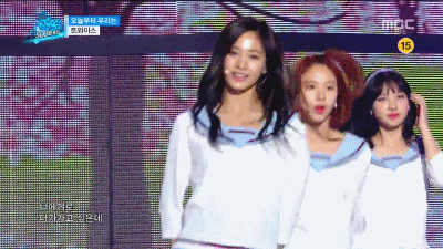 160416 음악중심 트와이스-오늘부터 우리는.gif | 인스티즈