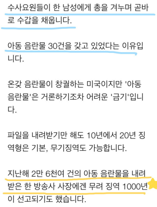 아동 음란물에 관한 한국의 처벌 vs 외국의 처벌 (충격주의) (상당히 차이남 주의) | 인스티즈