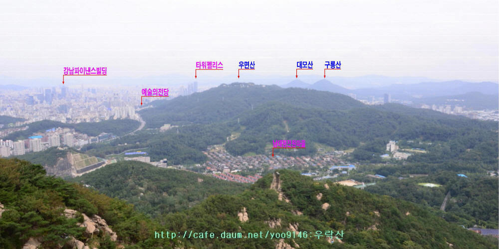 능선 조망점 이미지