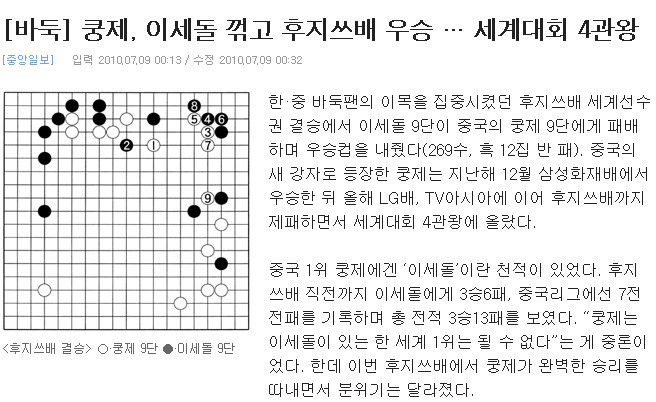 바둑에서도 세계대회가 있는 것을 아시나요? .jpg | 인스티즈