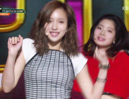 [트와이스] 요즘 이쁨이쁨 터지는 묘이 미나(a.k.a 정남).gif | 인스티즈