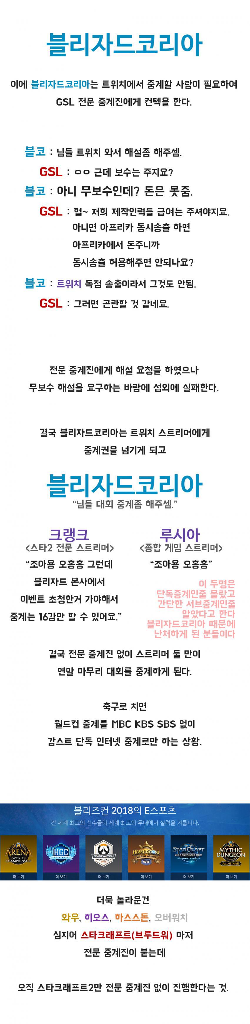 블리자드 코리아의 스타2 대우 | 인스티즈