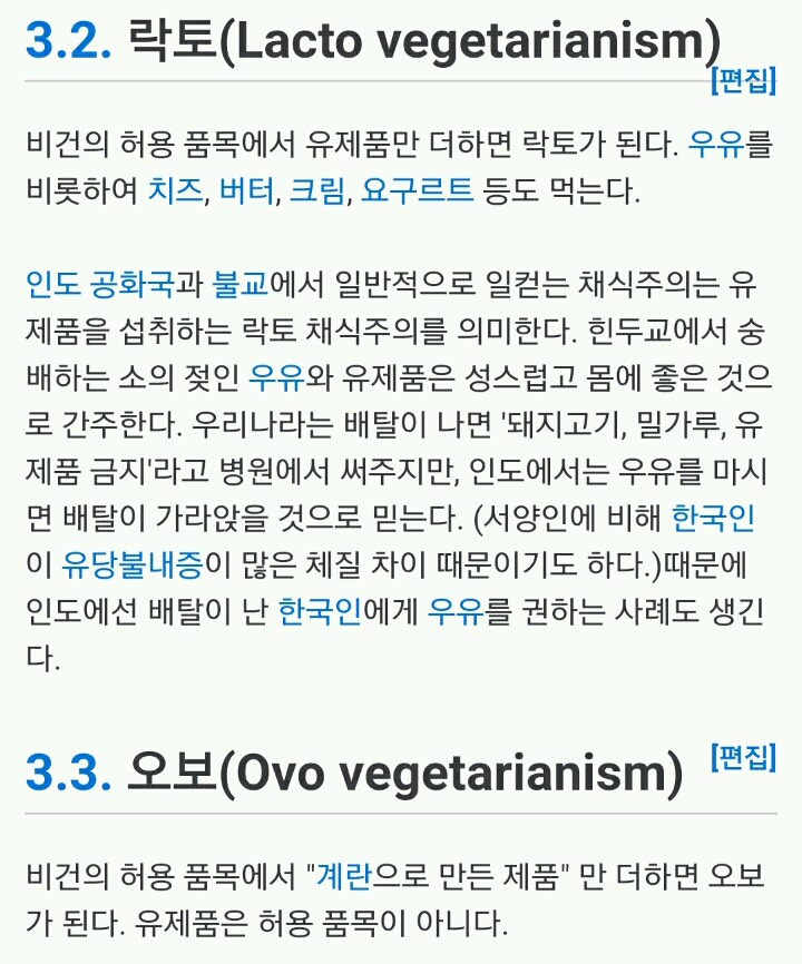 채식주의의 분류.jpg | 인스티즈