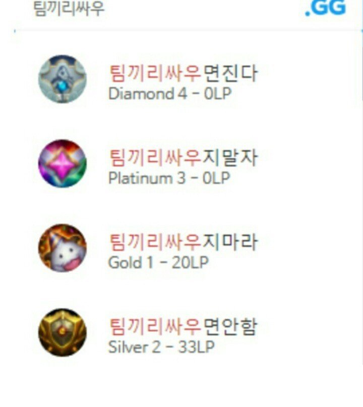 팀끼리 싸우 | 인스티즈