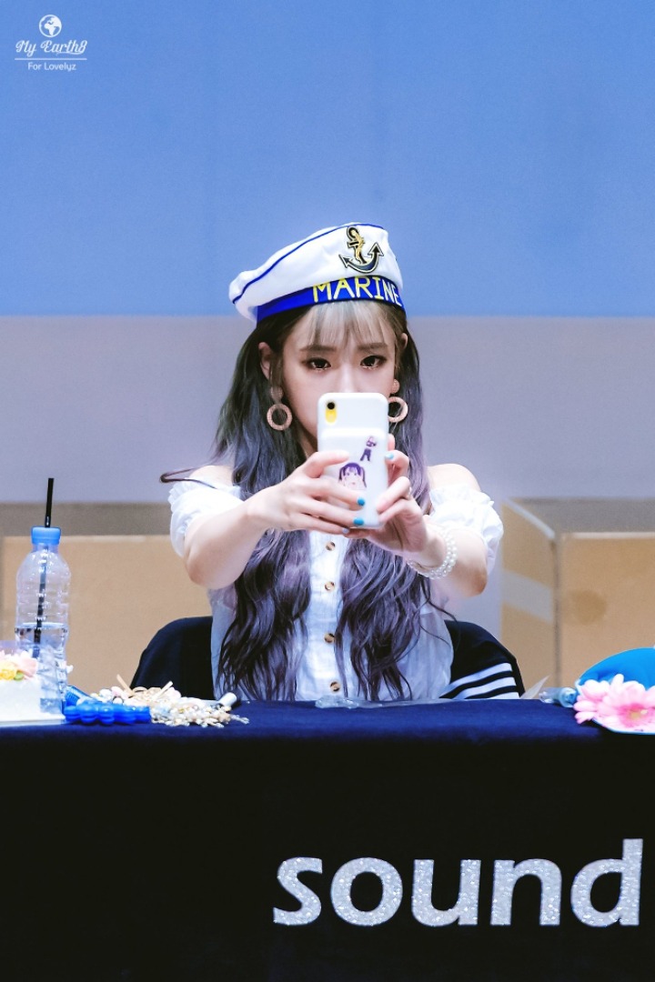 해군모를 쓴 러블리즈 귀요미 둘째 유지애.jpg | 인스티즈