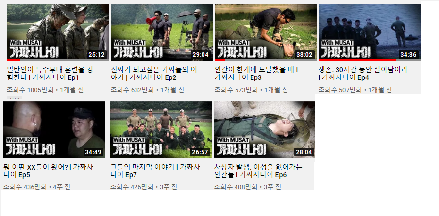 가짜사나이 조회수 현황.jpg | 인스티즈