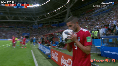 경기 막판 앞구르기 드로잉 실패하는 이란 ㅋㅋㅋㅋㅋㅋㅋ.gif | 인스티즈