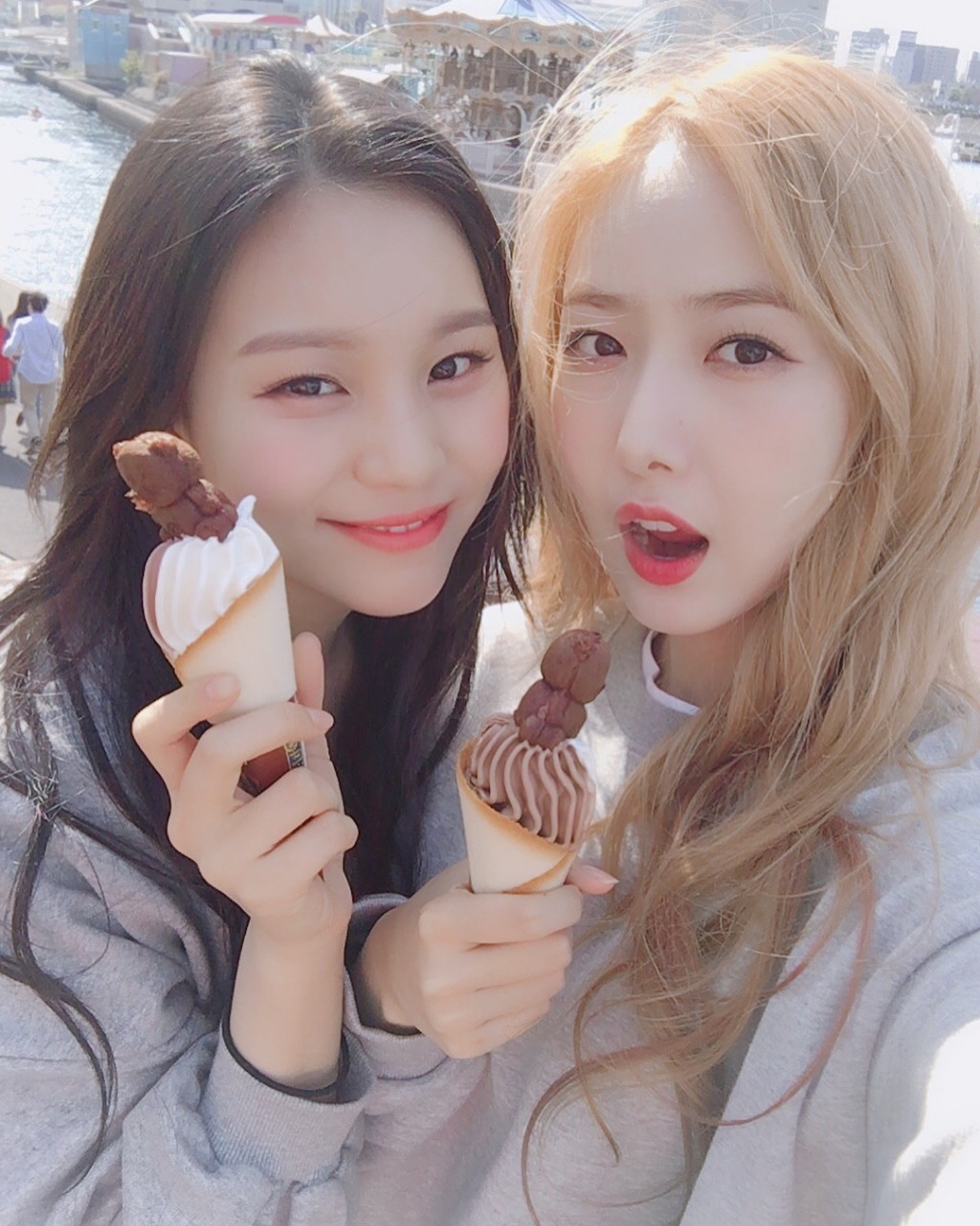 날씨가 너무 좋아서 쓰는 여자친구 신비.jpg.gif | 인스티즈