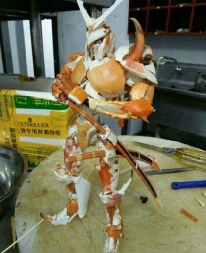 능력자가 대게 먹고 만든 건담.jpg | 인스티즈