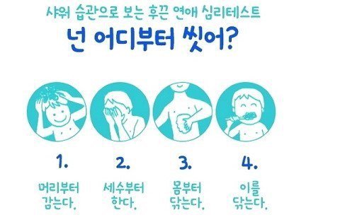넌 어디부터 씻어? | 인스티즈