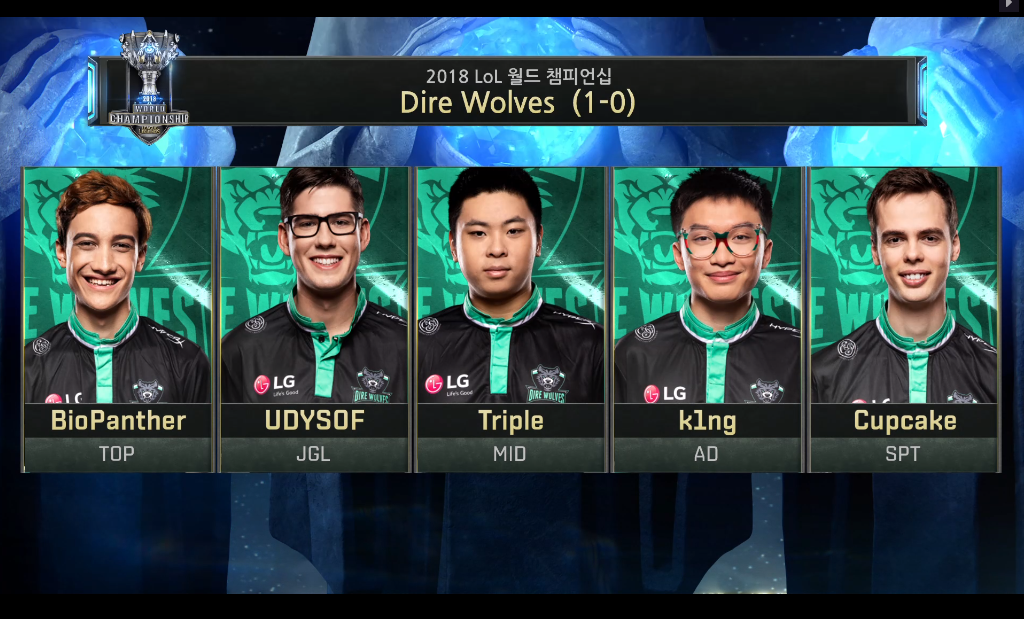[LOL] 2018 롤드컵 플레이-인 스테이지 / 대회 이틀째 제 5경기, DW(호주) vs EDG(중국) - 경기결과 | 인스티즈